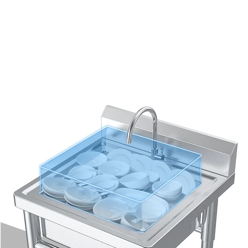 Commercial Kitchen And - Kitchen Sink—Commercial Cafeteria and Restaurant Double-Basin