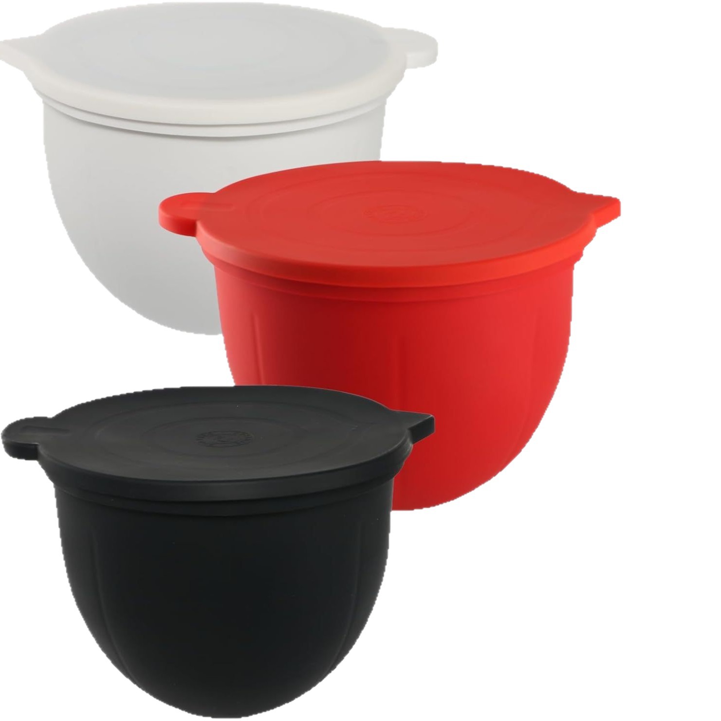 Commercial Kitchen Aid Mixer - 1PCS Universal Silicone Bowl With Lids