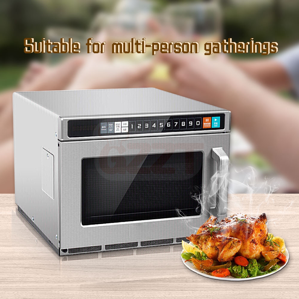 17L Large Capacity 304 Stainle - огляд і ціна Commercial Kitchen Microwave