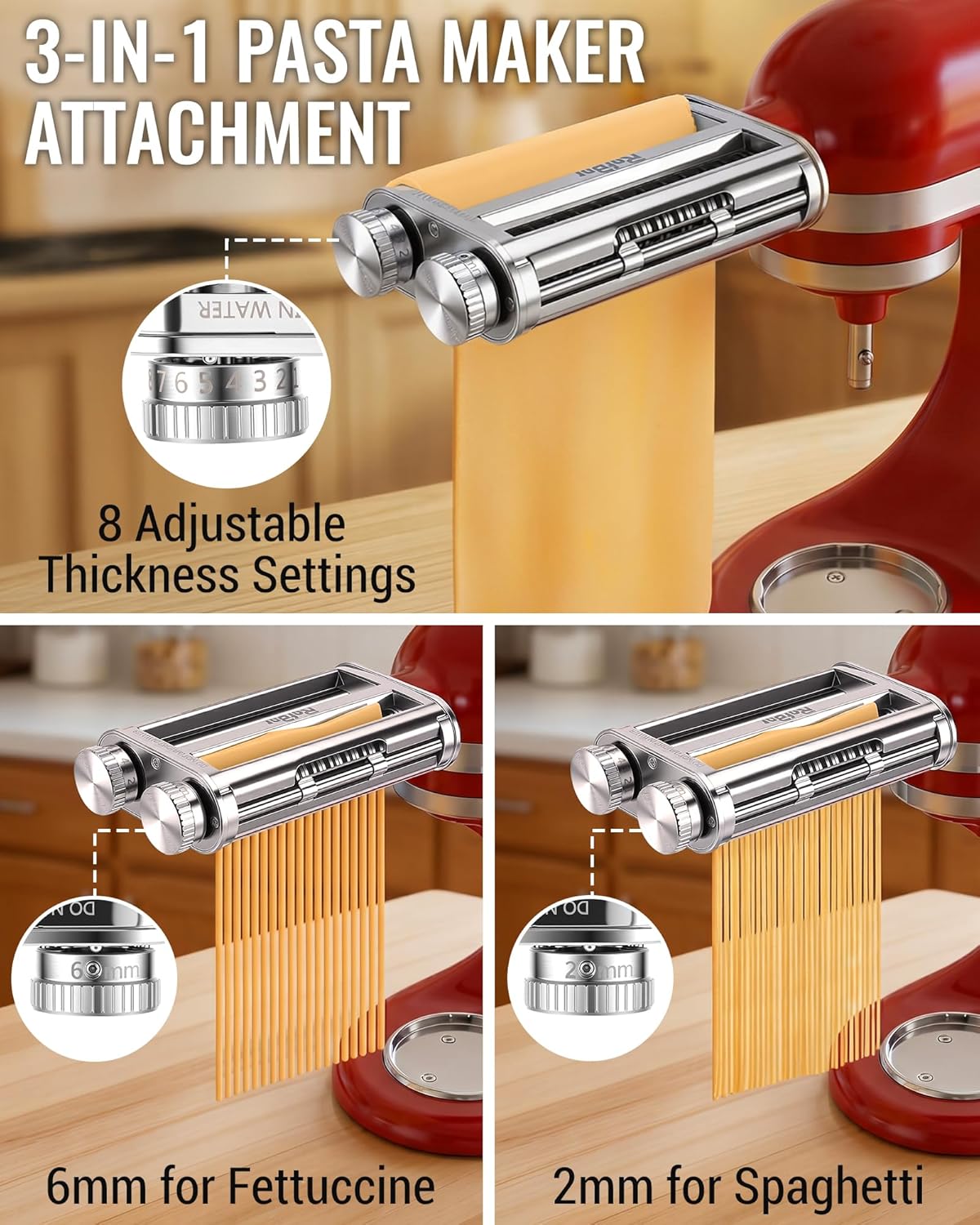 KitchenAid Mixer 3-in-1 Pasta  - огляд і ціна Commercial Kitchen Aid Mixer