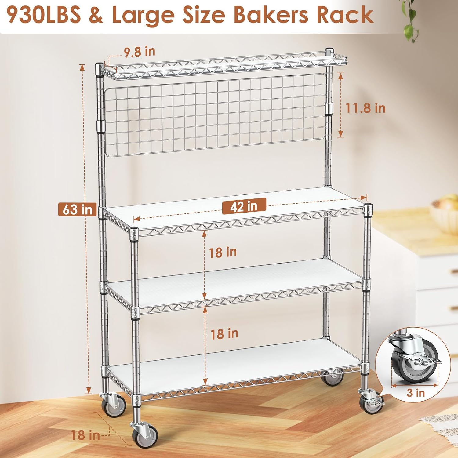 Bakers Rack Display Stand Stor - огляд і ціна Commercial Kitchen Microwave
