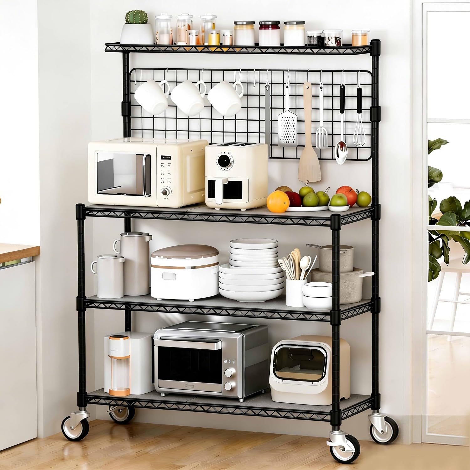 Bakers Rack Display Stand Stor - огляд і ціна Commercial Kitchen Microwave