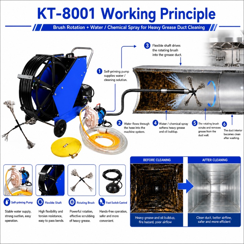 Commercial Kitchen Grease Duct - огляд і ціна Commercial Kitchen Grease Cleaner