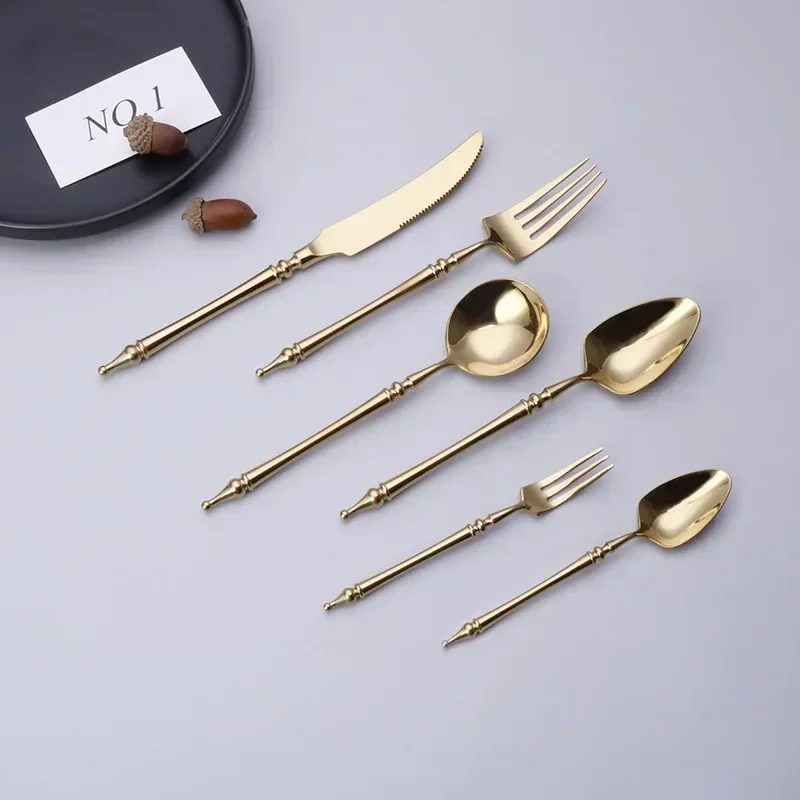 Luxury Western Gold Dinnerware - огляд і ціна Commercial Kitchen Knife Set