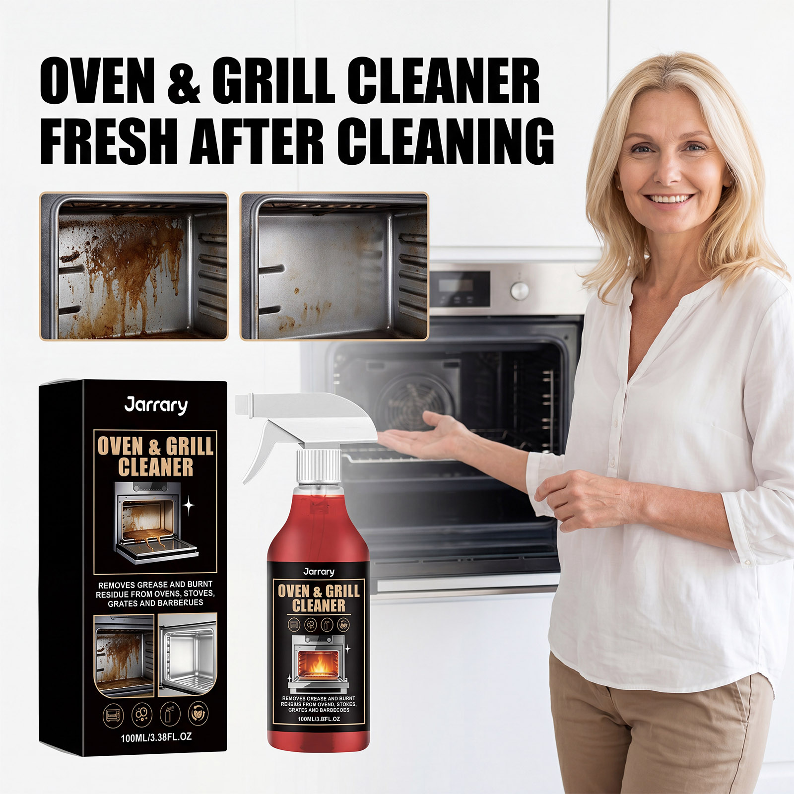 Oven Grill Degreaser Spray Hea - огляд і ціна Commercial Kitchen Grease Cleaner