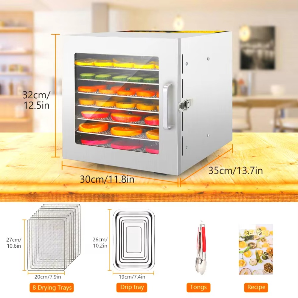 Commercial 8-Tray Stainless St - огляд і ціна Commercial Food Dehydrator