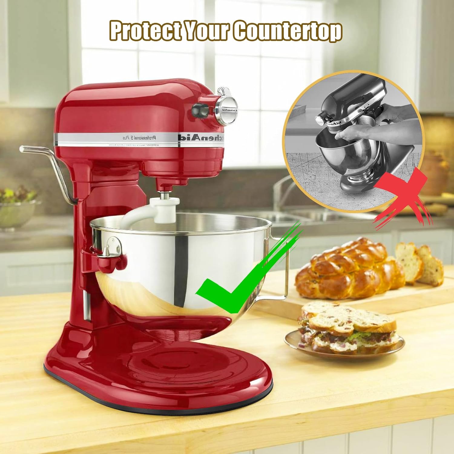 Sliding Mat for Kitchenaid Mix - огляд і ціна Commercial Kitchen Aid Mixer
