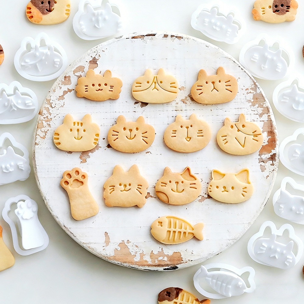 Cute Kitten DIY Stamp Cookie C - огляд і ціна Commercial Kitchen Accessories