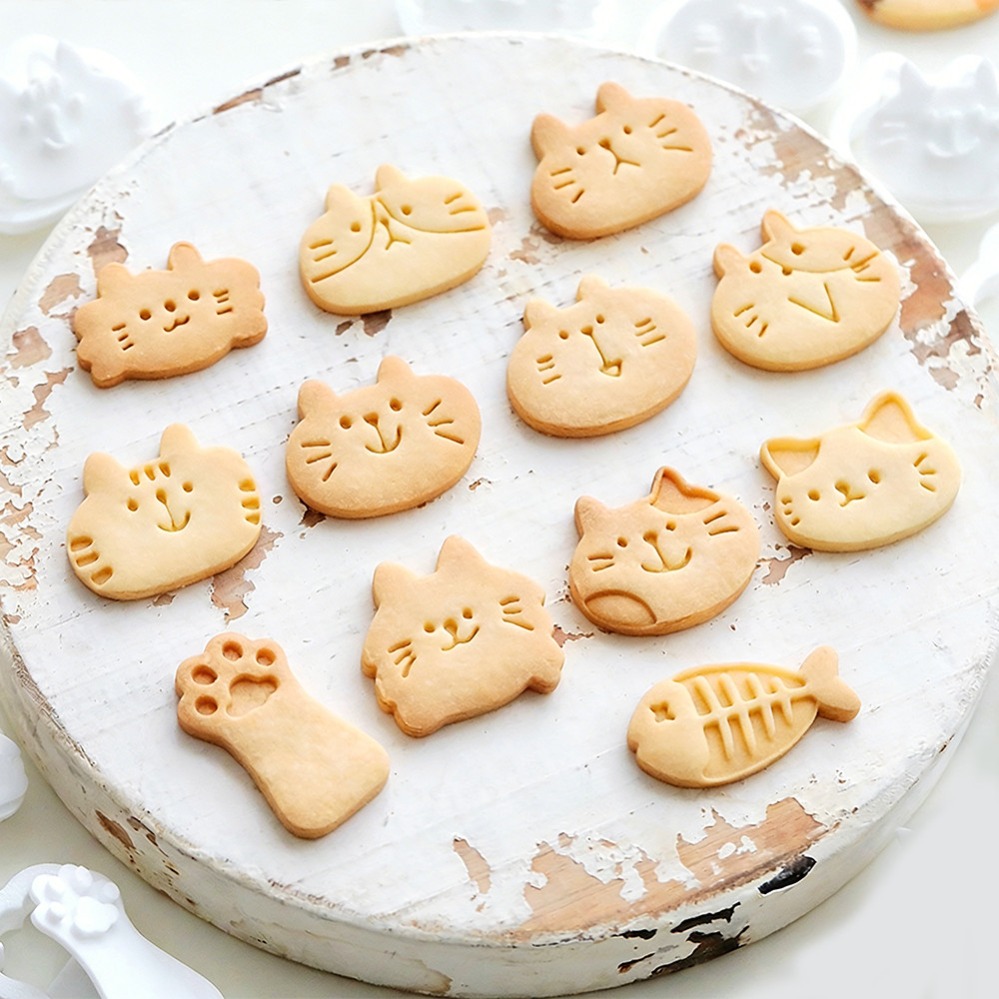 Cute Kitten DIY Stamp Cookie C - огляд і ціна Commercial Kitchen Accessories
