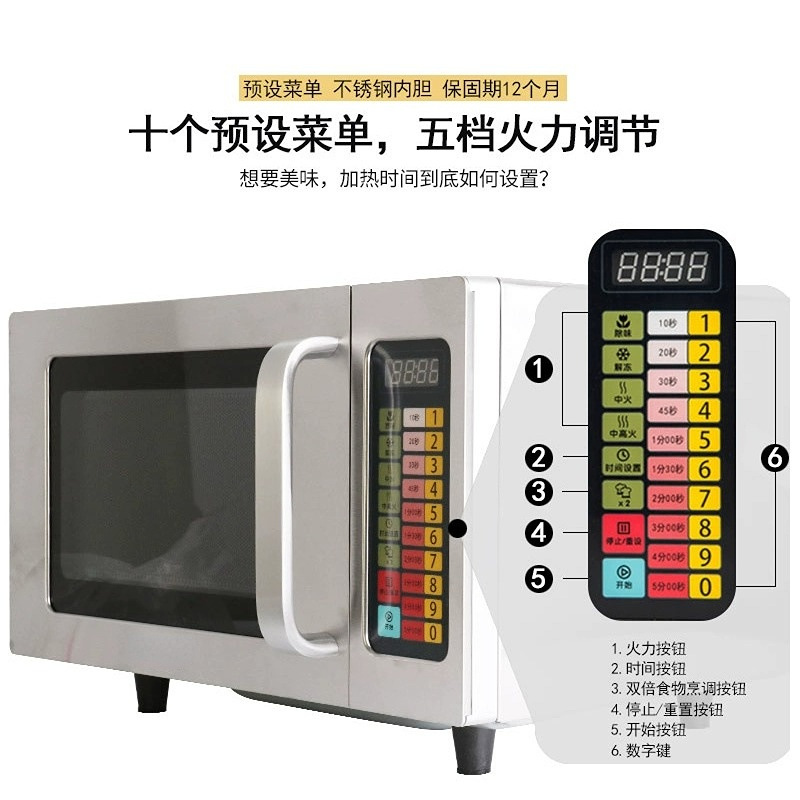 Commercial 25L Microwave Oven  - огляд і ціна Commercial Kitchen Microwave