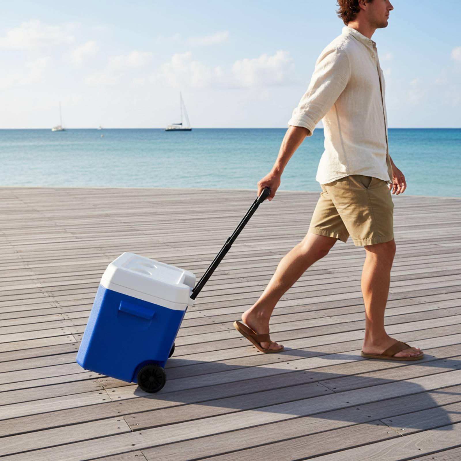 Wheeled Cooler Box PU Foam Ins - огляд і ціна Commercial Chest Freezer