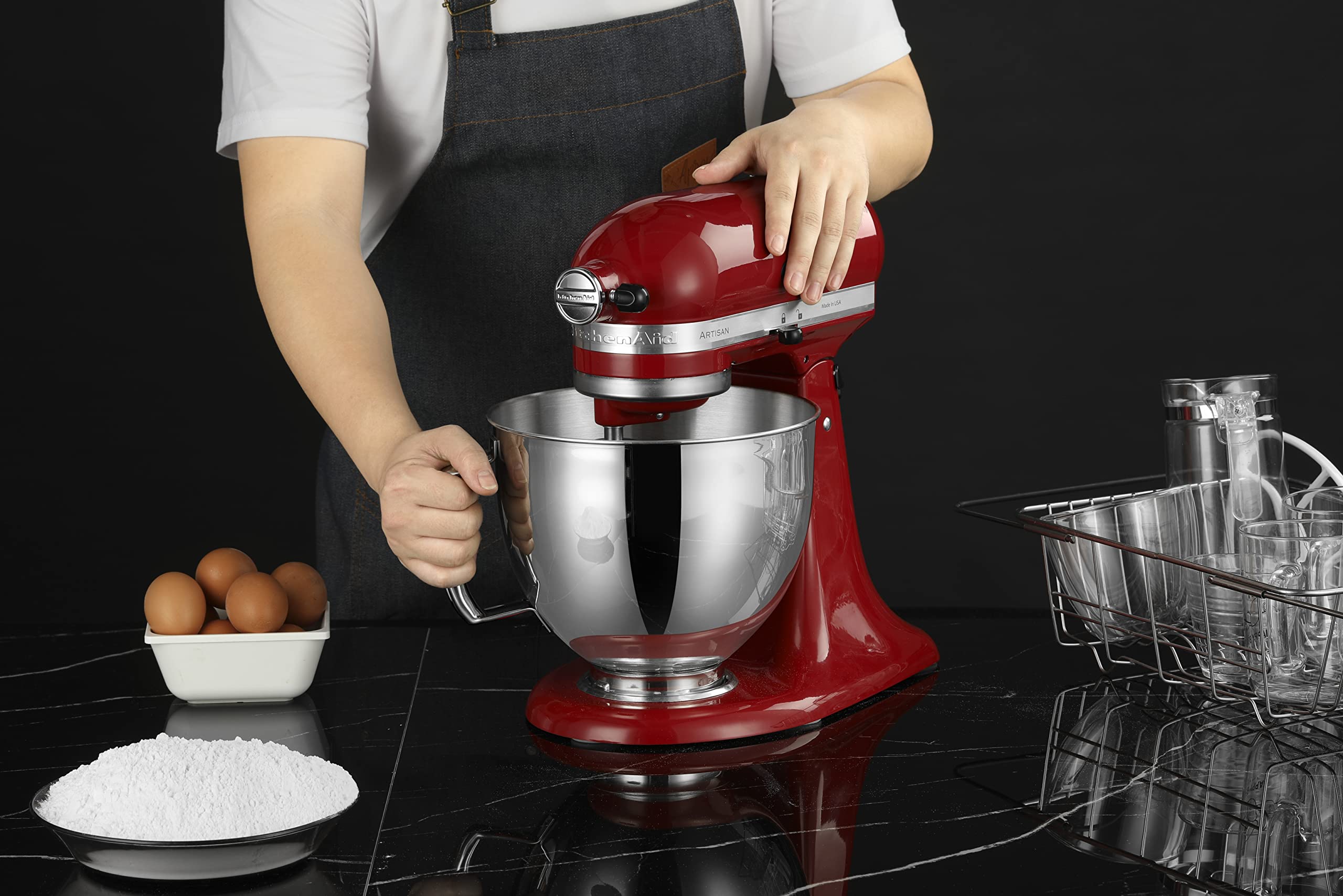 5 QT Stainless Steel Mixer Bow - огляд і ціна Commercial Kitchen Aid Mixer
