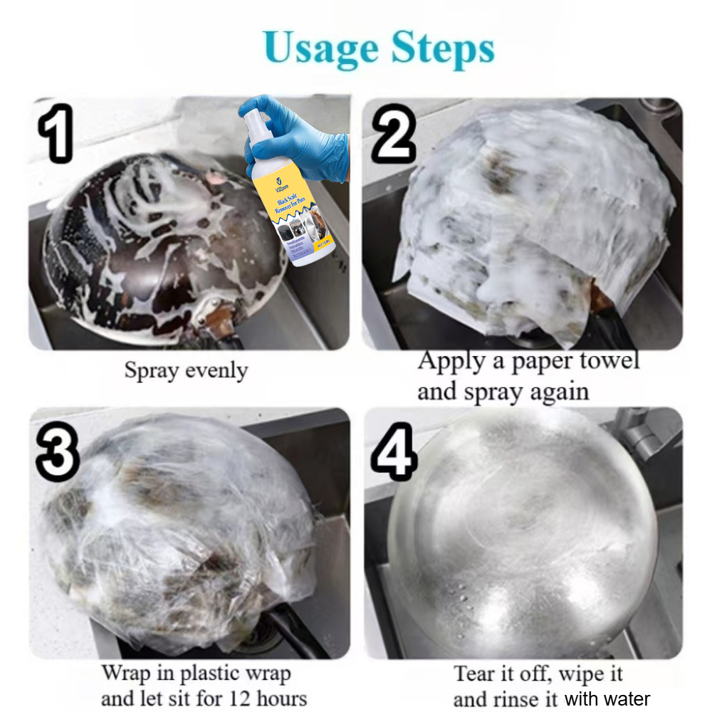 Pan Bottom Cleaning Agent Kitc - огляд і ціна Commercial Kitchen Grease Cleaner